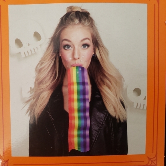 NWT Rainbow Costume Kit Filter Inspired Snap Chat - Picture 2 of 4